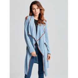 Casual Women Zipper  Pocket Long Sleeve Cardigans